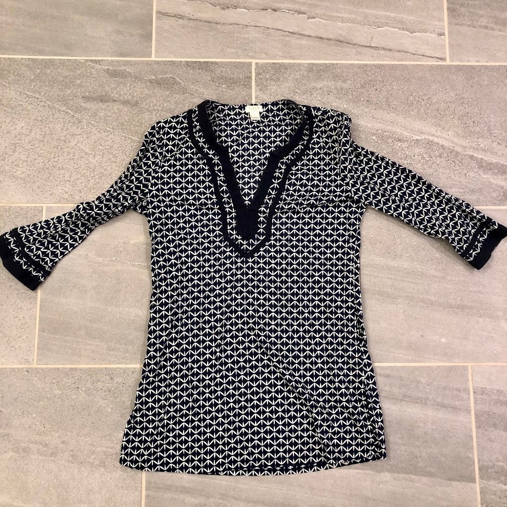 J Crew Printed Tunic